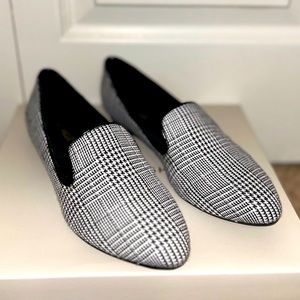Nine West Plaid Flats